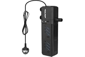 NO.17 Submersible Aquarium Internal Filter 15W, Adjustable Fish Tank Filter with 1500 L/H Water Pump for 500-800L Fish Tank