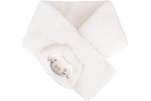 Roffatide 2 szt. Anime rękawica rękawica szalik zestaw Kuromi puszysty szalik pełny palec pluszowe rękawiczki polarowe rękawiczki zimowy szalik