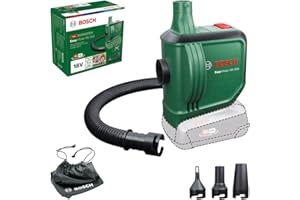 Bosch elektrische Luftpumpe/Luftpumpe für Luftmatratze EasyInflate 18V-500 (ohne Akku; 18 Volt System; zum Aufblasen und Entl
