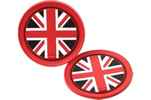 HDX Lot de 2 tapis antidérapants pour porte-bouteille d'eau Mini Cooper F54 F55 F56 F57 F60 R55 R56 R57 R58 R59 R60 R61 Hardtop Clubman Hatchback Covertible Roadster Countryman (78 mm, chien)