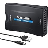 eSynic-Convertisseur Péritel-HDMI, convertisseur Audio et vidéo, Support HDMI 1080P pour TV HD, Smartphone vers TV HD, STB, P