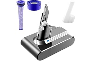 ADVTRONICS 21,6V 4,5Ah V7 Batteria di Ricambio per V7 Trigger V7 Trigger+ V7 Motorhead Pro V7 Soffice V7 Materasso - V7 Aspirapolvere Portatile Cordless con 2PCS Filtri