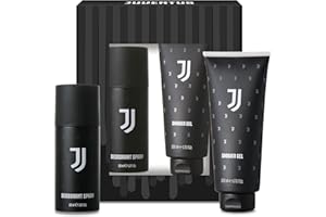 DIAMOND INTERNATIONAL JUVENTUS | Confezione Regalo Uomo, Deodorante 150 ml + Docciaschiuma 200 ml