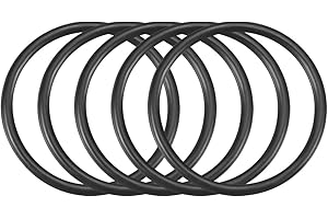 UXCELL sourcing map Nitrilo Caucho Tóricas Juntas, 21mm OD 18mm ID 1,5mm Ancho, Métrico Sellado Empaquetadura, Paquete de 50