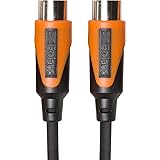 Roland RMIDI-B5 Black Series MIDI Cable. Straight DIN connectors, 5ft / 1.5m length.