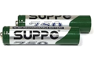 2X SUPPO NiMH Akkus 750 mAh – Für Gigaset & andere DECT Telefone – Hochwertige, wiederaufladbare Akkus mit Langer Lebensdauer für schnurlose Festnetzgeräte