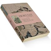 Retronote Ghosts Series II - A6, Hokusai 4'l&uuml; Defter Seti VI, &Ccedil;izgisiz, Toplam 192 Sayfa, Her biri 48 Sayfa, Tel Dikiş, Esnek