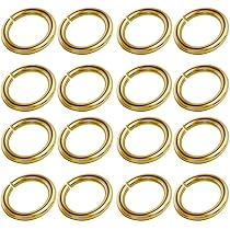Offene Binderinge 5mm – 925 Sterlingsilber Vergoldet 18K, 2 Stück, Für DIY-Schmuck & Reparaturen
