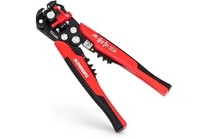 YARRAMATE 10-24 AWG Self Adjusting Wire Stripper/Wire Crimper/Wire Cutter - 3 in 1 Automatic Universal Wire Stripping Tool | Multifunctional Wire Stripper and Crimping Tool, 8 Inch
