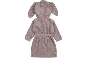 Müsli by Green Cotton Baby-Mädchen Bathrobe Bunny