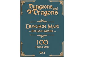 Dungeons and Dragons Dungeon Maps for Game Masters Vol 1: 100 Unique Maps and Background Stories for TTRPG's