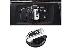 Jaronx Compatible with BMW Headlight Switch Knob for 1'E81 E82 E88 E87, 3' E90 E91,X1 E84 Upgraded Head Light Knob Button, Headlampe Switch Control Headlights Button Replacement