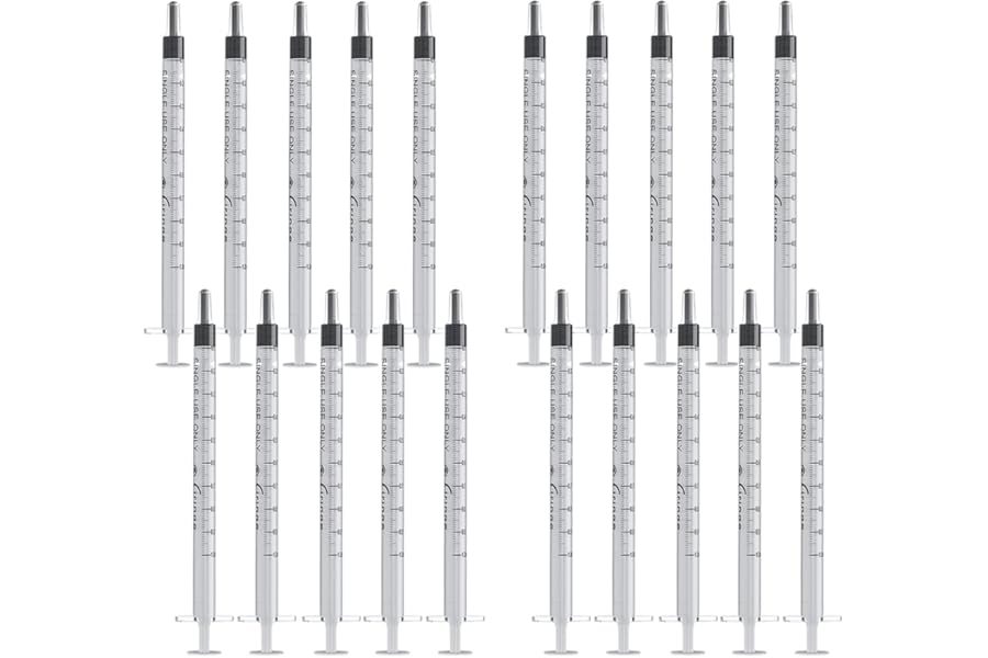 Ciringe 1 ml Syringe - Pack of 20