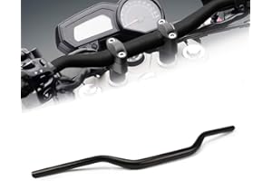 JFG RACING 1 1/8"28mm Manubri per moto Manubrio per tubi CRF CR YZ WR KX KLX RM RMZ RMX DRZ - Nero