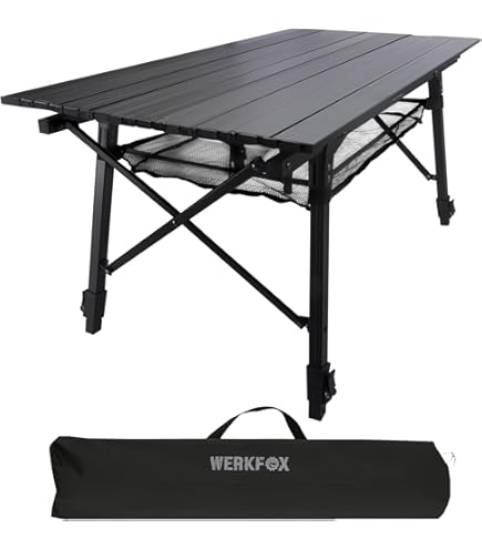 Coleman Outdoor Folding Table, Sturdy Aluminum Camping Table with