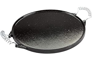 GARCIMA Guison - Plancha De Hierro Fundido Esmaltada - Tamaño : 25 Cm