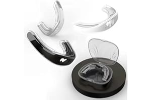 SQAQS Mouth Guard for Teeth Grinding (4 PCS), Stop Snoring, Professional Dental Mouth Guard for Teeth Grinding, Sleeping Dental Guard, Worn Convenient, One Size Fits All