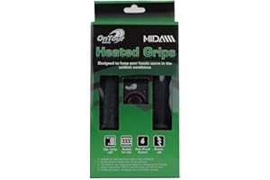Mida OnTour Original Quality Motorcycle Hot Heated Grips + 4 Heat Setting Switch