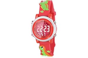 SUPZOE Dinosaur Kids Watch - Waterproof Watch for Boys & Girls Ages 3-9 - Toys for Kids 4-7 - Birthday & Stocking Stuffers