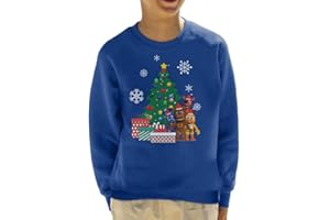 Cloud City 7 Five Nights at Freddys Around The Christmas Tree Kid's Sweatshirt