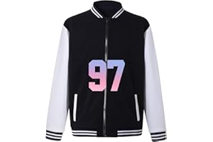Dolpind Men Jacket Bomber Jacket Lightweight Varsity Baseball Jacket Casual Letterman Coat