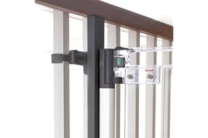 Fred Safety Universal Stair Post Fitting Kit, Dark Grey, Fit Any Stair Gate Against Stair Posts, Newel Posts and Balusters