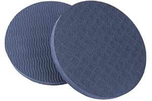 GROIFY 2 Pcs Yoga Support Pad, Eco Yoga Workout Knee Pad Cushion Support for Yoga and Pilates Excercise, Elbow and Head, Cushion for Knees