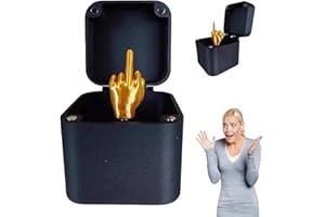 AYNKH 2PCS Middle Finger Box Surprise Gift Box, Surprise Pop Up Middle Finger Prank Gift for Adults, Office and Home Decor, Fun Prank Gift, Christmas Spoof Hand Prank Pop Up Gift with Box for Adults