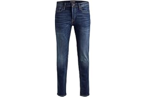 JACK & JONES Mêskie Jeansy TIM Straight Legs Slim Fit z p³askim przodem TIM ORIGINAL