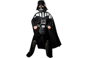 Rubie's Official Star Wars Deluxe Darth Vader Child Costume, Kids Fancy Dress