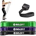 Boldfit Natural Rubber Heavy Resistance Band For Workout Set Exercise&Stretching Pull Up Bands For Home Exercise For Gym Men&Women Resistance Bands Loop Bands Toning Bands Resistance Band Extra Heavy