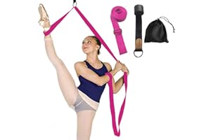 MANCO LUELLA Door Leg Stretcher Band - Get More Flexible With The Door Flexibility Trainer To Improve Leg Stretching - Perfect Home Equipment For Ballet, Dance And Gymnastic Exercise taekwondo & MMA (Rose)