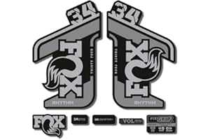 STAR SAM Adesivi compatibili con forcella bici Fox 34 Rhythm 2021