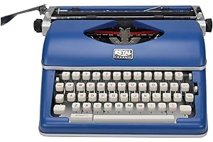 Royal 79106B Klassische manuelle Schreibmaschine, Blau