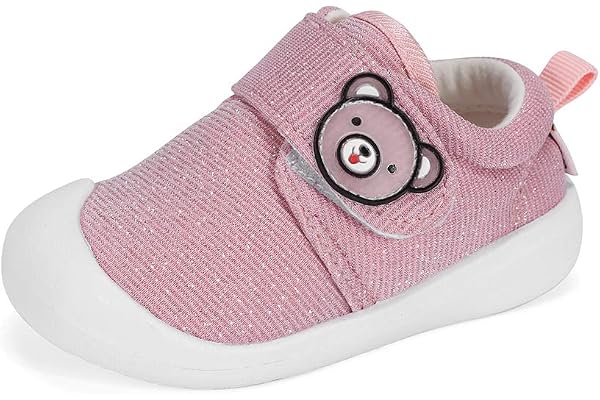 MASOCIO Chaussure Bébé Fille Garçon Premier Pas Baskets Bebe Plat Confort Caoutchouc Antiderapant