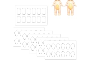 BOXOB 110 Stück Klebebänder für Sonny Baby, Entfernbare Durchsichtige Klebepunkte 2-Seitig Wasserdicht Run Kittband Ersatz für Sonny-Puppendekoration