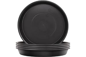 TStarJungle Lot de 5 Soucoupes pour Plantes, Soucoupes pour Pots de Fleurs pour Plantes, Plateaux de Planteur pour Intérieur, Extérieur, Jardin - 30cm