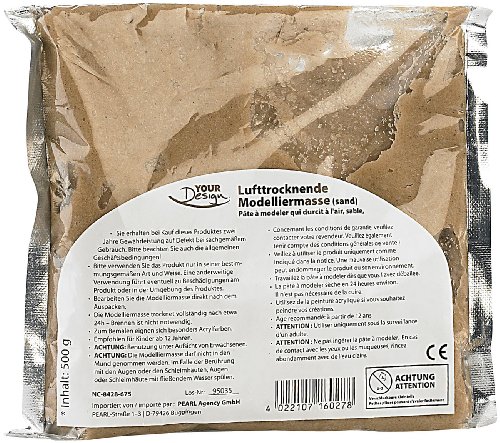 Your Design Lufttrocknende Modelliermasse, sand, 500 g