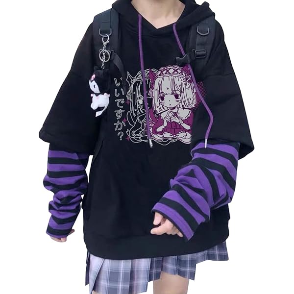 HIMI HIMIFASHION Leuke Fleece Hoodie Tiener Meisjes Kawaii Comic Beer Borduurwerk Nep Tweedelige Casual Sweatshirt Losse Trui Hooded Tops, Kaki, one size
