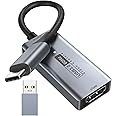 Newhope video capture card, 4K HDMI to USB C 3.0 capture card, 1080P HD 60fps Live and Record Video Audio Grabber for Gaming, Streaming, Teaching, Video Conference