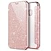 Produktbild Für Samsung Galaxy S8 Plus (Not Für Galaxy S8) Hülle Leder,Galaxy S8 Plus Hülle PU Lederhülle Flip Wallet Hülle im Bookstyle Cover Case,EMAXELERS Galaxy S8 Plus Hülle Glitzer Bling Silikon TPU PU Leder Wallet Etui,Galaxy S8 Plus Hülle Glitzer PU Lederhülle Und Plating Silikon TPU Bumper Flip Hülle im Bookstyle Cover Schale PU Leder Hülle Flip Wallet Case mit Kartenfächer für Samsung Galaxy S8 Plus,Glitter Plating PU:Rose Gold