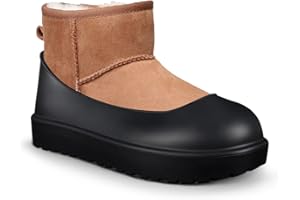 FLEX BOOT GUARD Compatible with UGG Boot, Waterproof Silicone Rubber Shoe Covers, Reusable Upgraded Overshoes, Non-Slip Washable for Women, Men