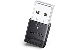 UGREEN Bluetooth 6.0 Adapter Dongle für PC, USB Bluetooth Stick für Maus, Tastatur, Kopfhörer, Handy, Controller, nur für Windows 11/10/8.1