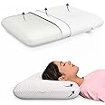 MY ARMOR Memory Foam Pillow Thin Size 3 Inches, Orthopedic Pillow for Sleeping & Neck Pain Relief with Removable Washable Cover - Pack of 1
