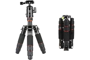 Stativ Fotopro X-go Mini Kamerastativ Karbon Fiber Kompakt Stativ 18,3 Zoll mit Kugelkopf Schnellwechselplatte DSLR Stativ für Kamera Nikon/Sony/Pentax/Canon
