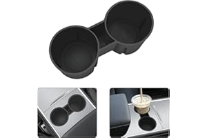 ALLRWL Getränkehalter für Tesla Model Y Model 3 2023 2022 2021, Mittelkonsole Getränkehalter für Tesla Model Y Model 3 Getränkehalterung, Auto Becherhalter für Tesla Model Y Zubehör Model 3 Zubehör