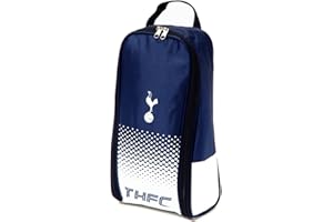 TOTTENHAM HOTSPUR F.C. Tottenham Hotspur FC Sac à chaussures de sport Motif écusson officiel Bleu marine/blanc Taille unique