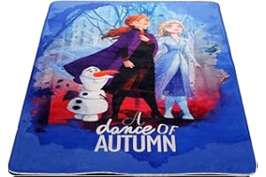 O&N Spa Tappeto Gioco Frozen II Disney Elsa Anna Microfibra Antiscivolo 76X117 CM - 31155RZ/3