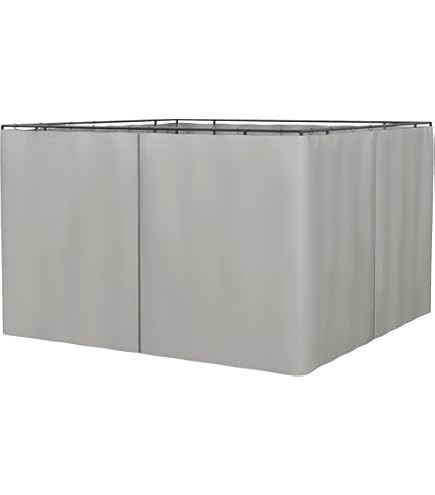 Paviljoen 4 zijpanelen voor 3x4 m tuinpaviljoen partytent polyester