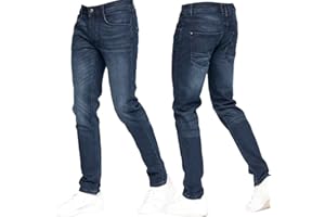 Crosshatch Stretch Slim Fit Jeans Mens Denim Designer Trousers Pants by JeanBase